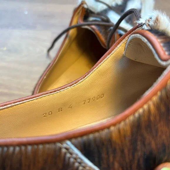 Paraboot Michael lace-up shoes in pony hair - Picture 6 of 8